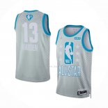 Maillot All Star 2022 Brooklyn Nets James Harden NO 13 Gris