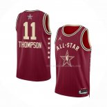 Maillot All Star 2024 Golden State Warriors Klay Thompson NO 11 Rouge