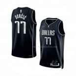 Maillot Dallas Mavericks Luka Doncic NO 77 Select Series Noir