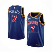 Maillot Golden State Warriors Eric Paschall NO 7 75th Anniversary Bleu