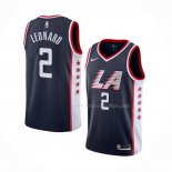 Maillot Los Angeles Clippers Kawhi Leonard NO 2 Ville 2018-19 Noir