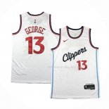 Maillot Los Angeles Clippers Paul George NO 13 Association 2024-25 Blanc