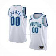 Maillot Minnesota Timberwolves Personnalise Classic 2023-24 Blanc