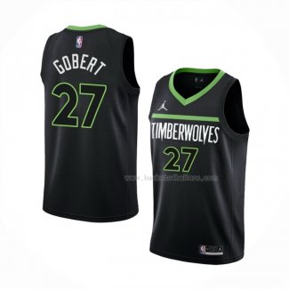 Maillot Minnesota Timberwolves Rudy Gobert NO 27 Statement 2022-23 Noir