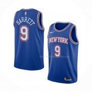 Maillot New York Knicks RJ Barrett NO 9 Statement 2019-20 Bleu