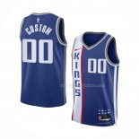 Maillot Sacramento Kings Personnalise Ville 2023 24 Bleu