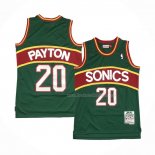 Maillot Seattle Supersonics Gary Payton NO 20 Mitchell & Ness 1995-96 Vert