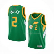 Maillot Utah Jazz Joe Ingles NO 2 Earned 2020-21 Vert