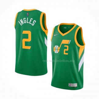 Maillot Utah Jazz Joe Ingles NO 2 Earned 2020-21 Vert