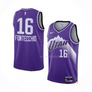 Maillot Utah Jazz Simone Fontecchio NO 16 Ville 2023-24 Volet