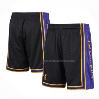 Short Los Angeles Lakers Mitchell & Ness Noir