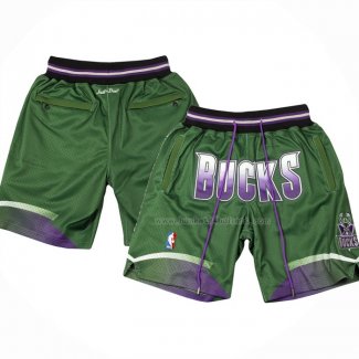 Short Milwaukee Bucks Just Don Vert