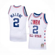 Maillot All Star 1985 Moses Malone NO 2 Blanc