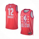 Maillot All Star 2022 Memphis Grizzlies Ja Morant NO 12 Granate