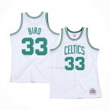 Maillot Boston Celtics Larry Bird NO 33 Hardwood Classics Throwback Blanc