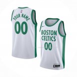 Maillot Boston Celtics Personnalise Ville 2020-21 Blanc