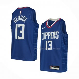 Maillot Enfant Los Angeles Clippers Paul George NO 13 Icon Bleu