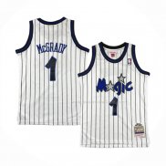 Maillot Enfant Orlando Magic Tracy McGrady NO 1 Mitchell & Ness 2003-04 Blanc