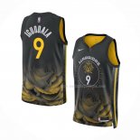 Maillot Golden State Warriors Andre Iguodala NO 9 Ville 2022-23 Noir