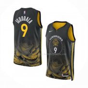 Maillot Golden State Warriors Andre Iguodala NO 9 Ville 2022-23 Noir