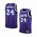 Maillot Los Angeles Lakers Kobe Bryant NO 24 Ville Edition 2021-22 Volet