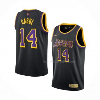 Maillot Los Angeles Lakers Marc Gasol NO 14 Earned 2020-21 Noir