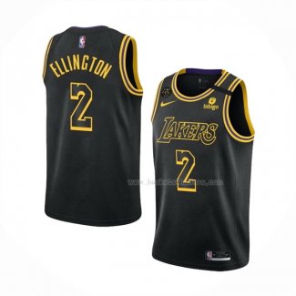 Maillot Los Angeles Lakers Wayne Ellington NO 2 Mamba 2021-22 Noir