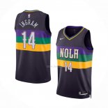 Maillot New Orleans Pelicans Brandon Ingram NO 14 Ville 2022-23 Volet