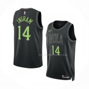 Maillot New Orleans Pelicans Brandon Ingram NO 14 Ville 2023-24 Noir