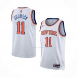 Maillot New York Knicks Jalen Brunson NO 11 Association 2022-23 Blanc