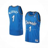 Maillot Orlando Magic Tracy McGrady NO 1 Mitchell & Ness 2003-04 Bleu