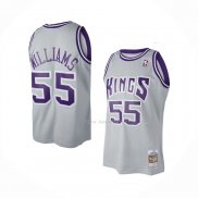 Maillot Sacramento Kings Jason Williams NO 55 Mitchell & Ness 2000-01 Gris