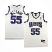 Maillot Sacramento Kings Jason Williams NO 55 Retro Blanc