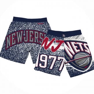 Short Brooklyn Nets Mitchell & Ness 1977 Noir