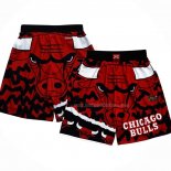 Short Chicago Bulls Mitchell & Ness Rouge Noir