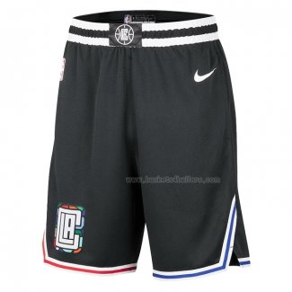 Short Los Angeles Clippers Ville 2022-23 Noir