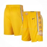 Short Los Angeles Lakers Ville Jaune