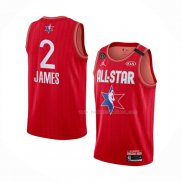 Maillot All Star 2020 Los Angeles Lakers LeBron James NO 2 Rouge