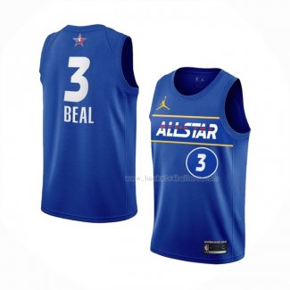 Maillot All Star 2021 Washington Wizards Bradley Beal NO 3 Bleu