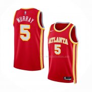 Maillot Atlanta Hawks Dejounte Murray NO 5 Icon 2022-23 Rouge