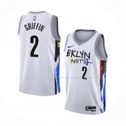 Maillot Brooklyn Nets Blake Griffin NO 2 Ville 2022-23 Blanc