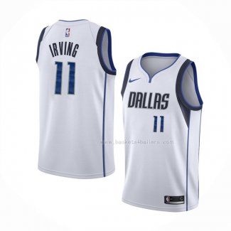 Maillot Dallas Mavericks Kyrie Irving NO 11 Association 2022-23 Blanc