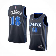 Maillot Dallas Mavericks Olivier-maxence Prosper NO 18 Ville 2023-24 Bleu