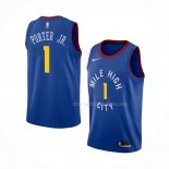 Maillot Denver Nuggets Michael Porter JR. NO 1 Statement Bleu