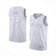 Maillot Detroit Pistons Derrick Rose NO 25 MVP Blanc