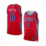 Maillot Detroit Pistons Hamidou Diallo NO 6 Ville 2021-22 Rouge