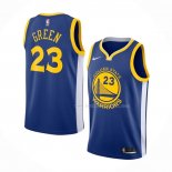 Maillot Golden State Warriors Draymond Green NO 23 Icon 2018 Bleu