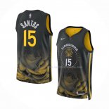 Maillot Golden State Warriors Gui Santos NO 15 Ville 2022-23 Noir