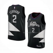 Maillot Los Angeles Clippers Kawhi Leonard NO 2 Statement 2022-23 Noir