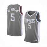 Maillot Los Angeles Clippers Luke Kennard NO 5 Earned 2020-21 Gris